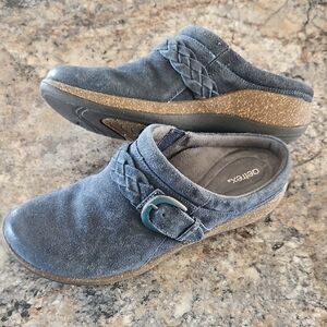 Aetrex Size 7 Women's‎ Blue Libby Clog